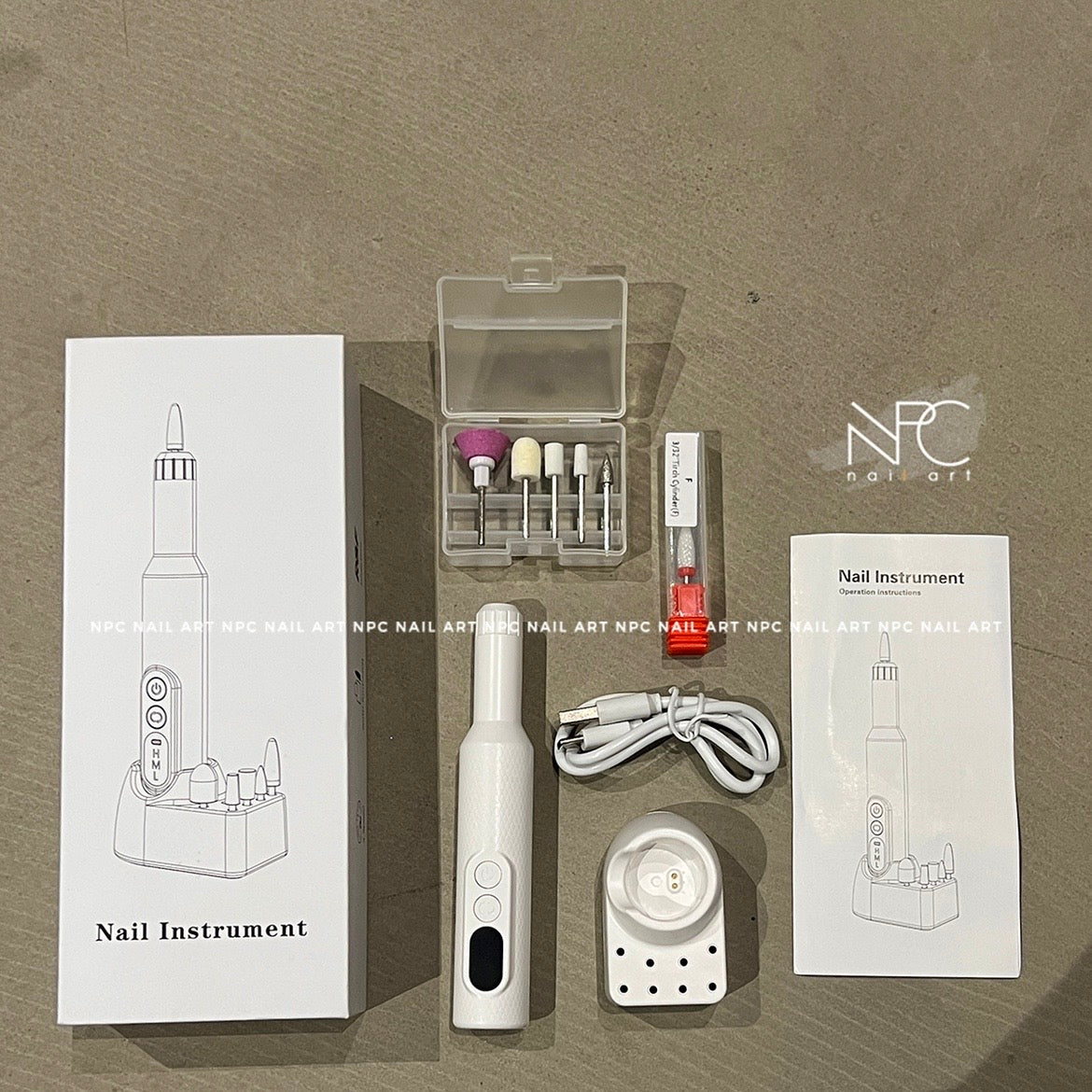 【High Quality】Electric Nail Drill Machine Pack (light&cool)