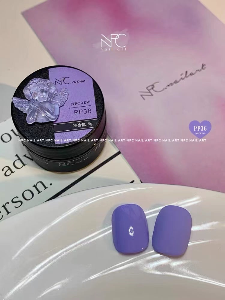 【High Quality】Single color Polish (Purple and pink)