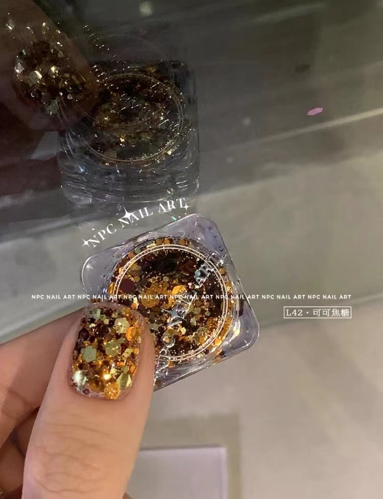 【High Quality】Nail glitter 8