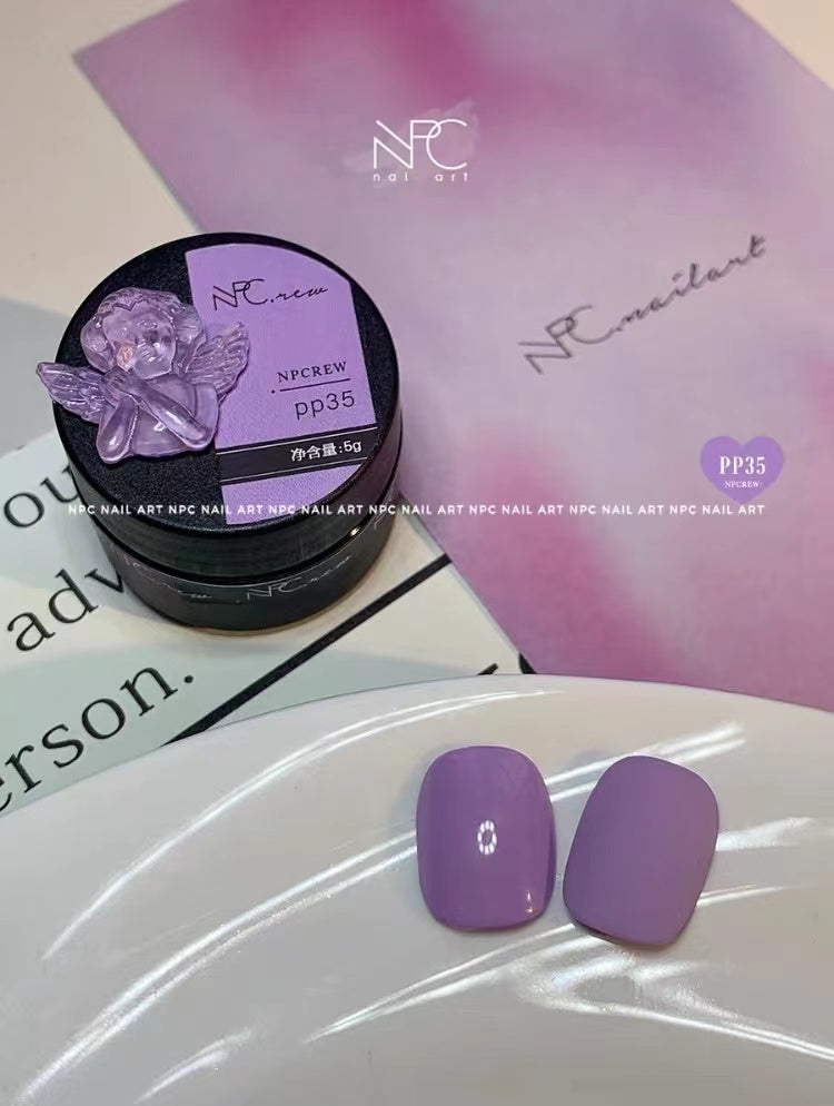 【High Quality】Single color Polish (Purple and pink)