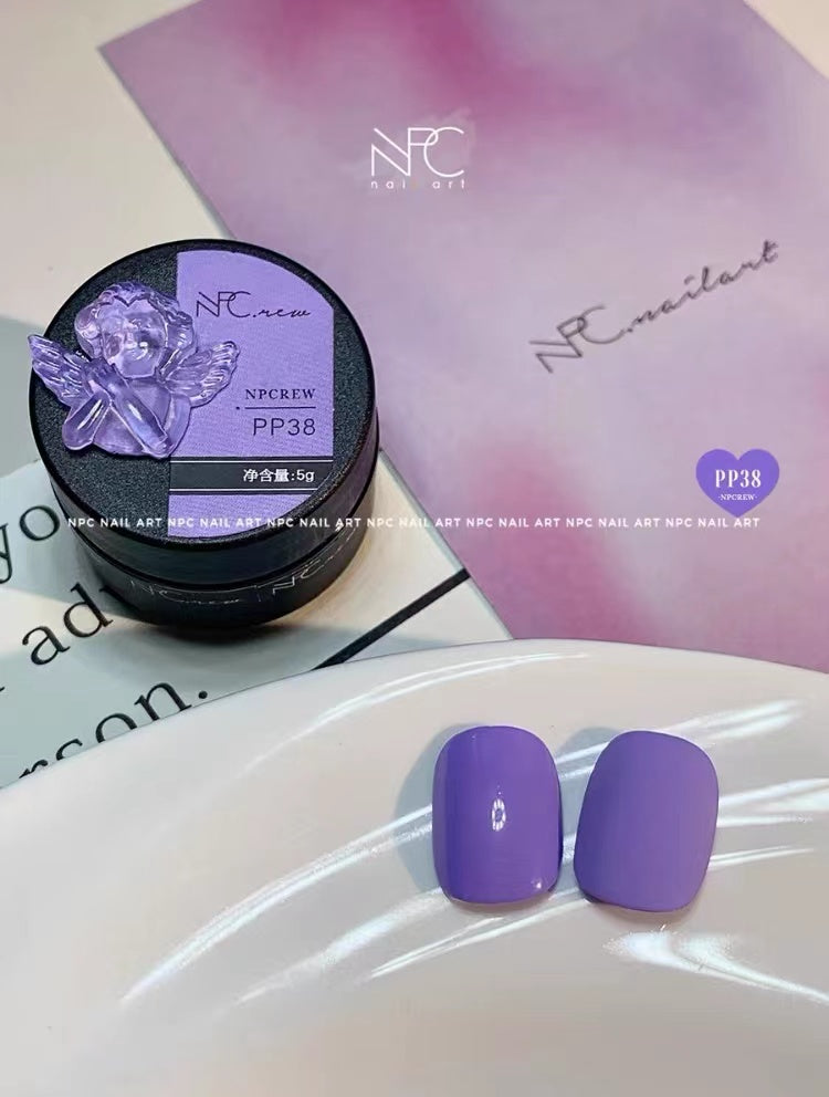 【High Quality】Single color Polish (Purple and pink)