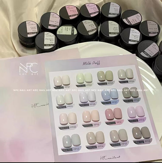 【High Quality】Single color Polish (Milk Puff)